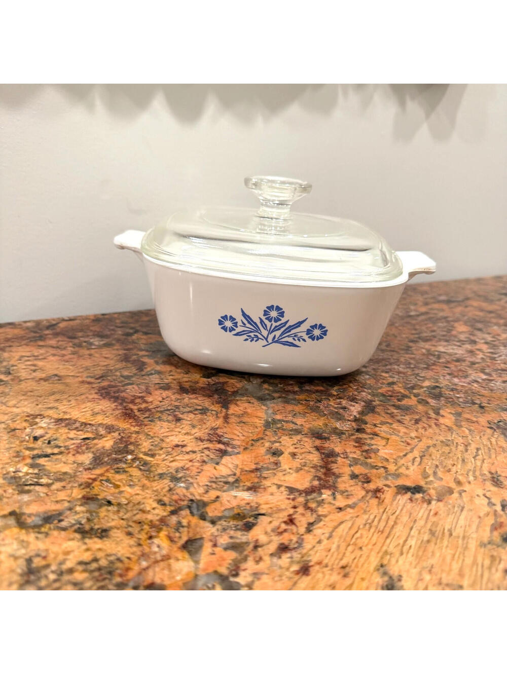 Vintage Corning Ware Blue Cornflower Casserole Dish